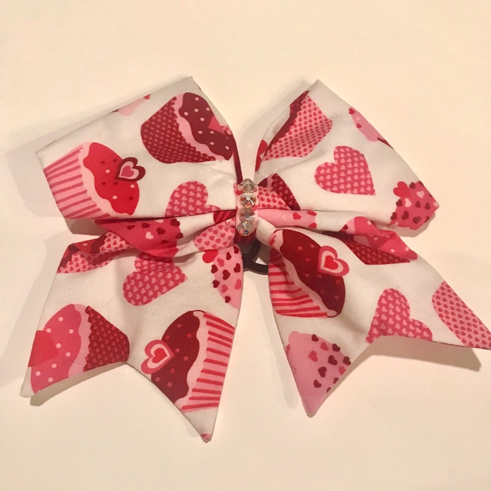 Halo fabric cheer bow
